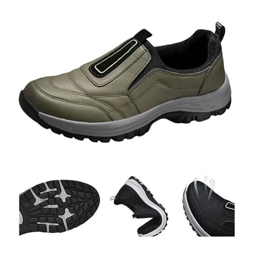 Men's Orthopedic Walking Shoes,Comfortable Breathable Waterproof Sneakers,New Casual Slip On Shoes with Arch Support von SARAYO