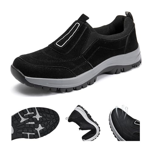 Men's Orthopedic Walking Shoes,Comfortable Breathable Waterproof Sneakers,New Casual Slip On Shoes with Arch Support von SARAYO