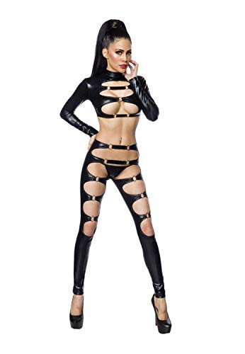 SARESIA Damen Outfit-Set im Wetlook M791 XS von SARESIA