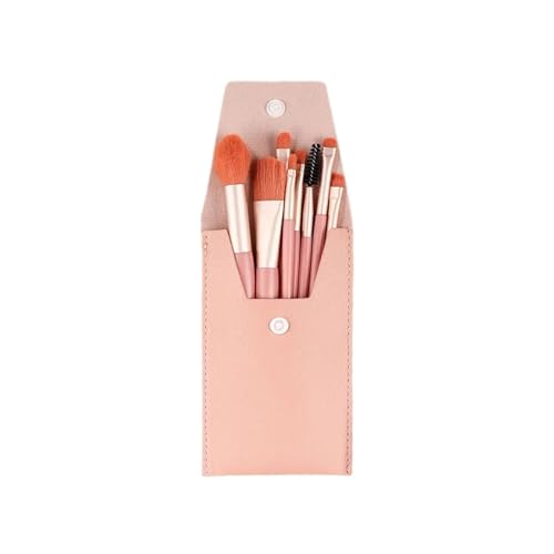 SBTRKT 8/13PCS Make-Up Pinsel Set Flauschigen Weichen for Schönheit Kosmetik Foundation Erröten Lidschatten Kabuki Blending Make-Up Pinsel Werkzeuge (Color : 8pcs Pink Bag) von SBTRKT