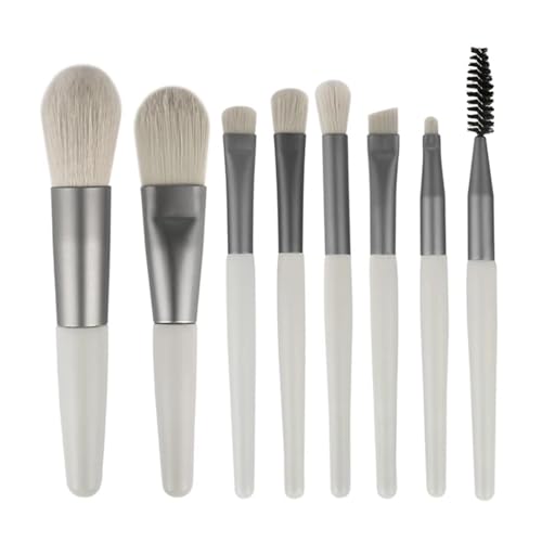 8-teiliges professionelles Make-up-Pinsel-Set for kosmetische Pulver, Lidschatten, Foundation, Rouge, Blending, Concealer, Schönheits-Make-up-Werkzeug (Color : Green) von SBTRKT