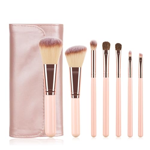 High-End-Professionelles Make-up-Pinsel-Set mit Eimer, Rouge, Puder, Lidschatten, Augenbrauen, Foundation, Beauty-Make-up-Werkzeug, Brochas (Color : Brush with bag-03) von SBTRKT