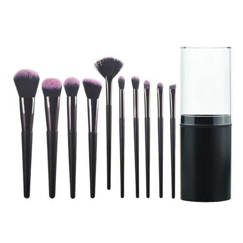 SBTRKT Premium Make-up Pinsel Set Lidschatten Foundation Damen Kosmetik Puder Rouge Blending Beauty Make Up Beauty Tool (Color : 10PCS In Barrel 3) von SBTRKT