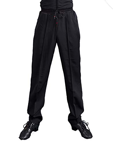 SCGGINTTANZ G5013 Latin Modern Ballroom Dance Professional Harlan Style Hose / Hose für Herren, (Sbs)schwarz, Klein von SCGGINTTANZ