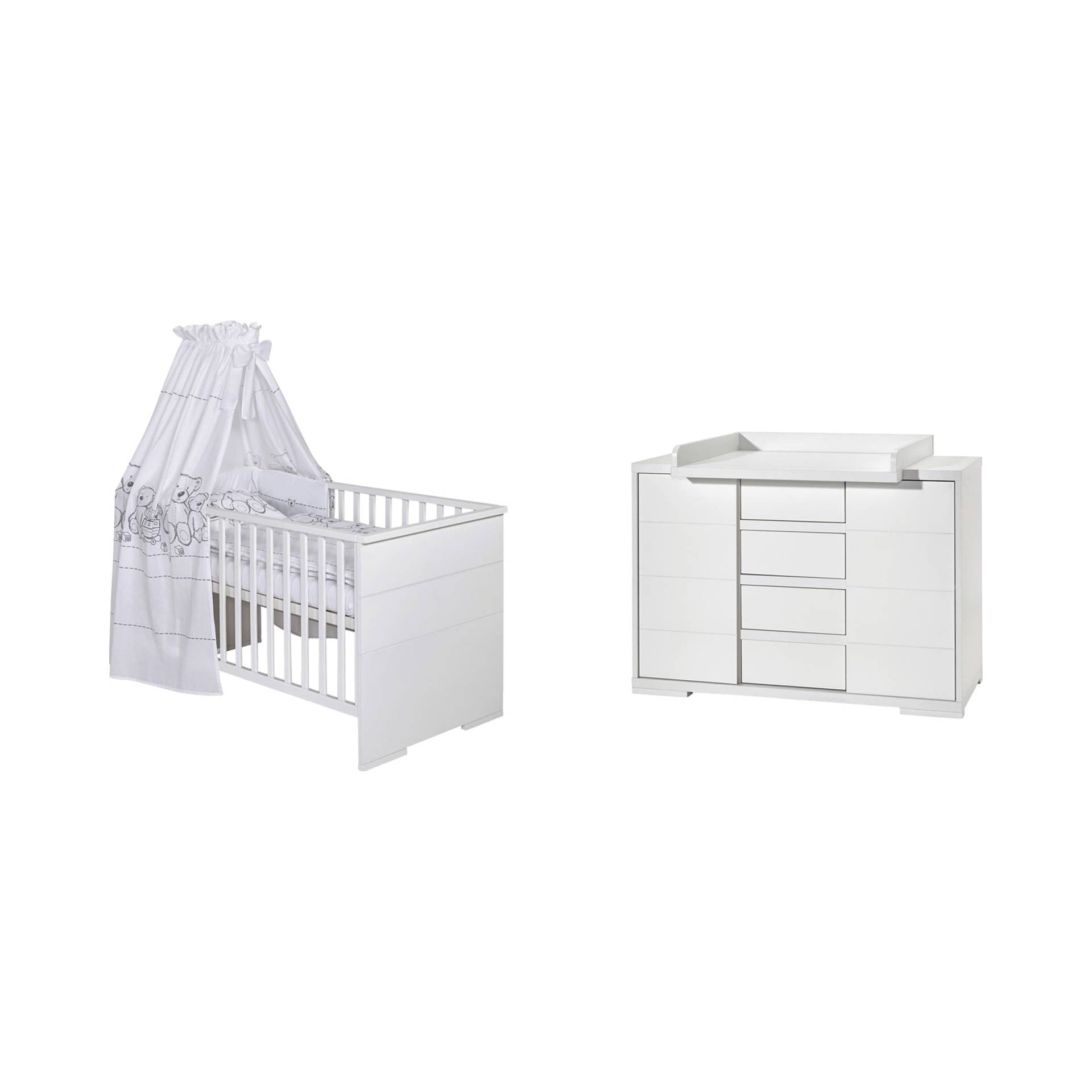 Schardt 2-tlg. Babyzimmer Maxx White von Schardt