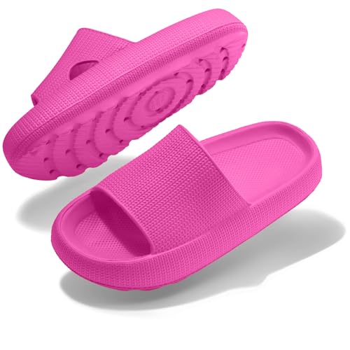 SCHLAPPY Original Badeschuhe für Damen&Herren, Nachhaltige Badelatschen&Hausschuhe, Wolkenschuhe Vegan-Umweltfreundlich 100% Plastikfrei (Pink, EU Schuhgrößensystem, Erwachsene, Numerisch, M, 44) von SCHLAPPY