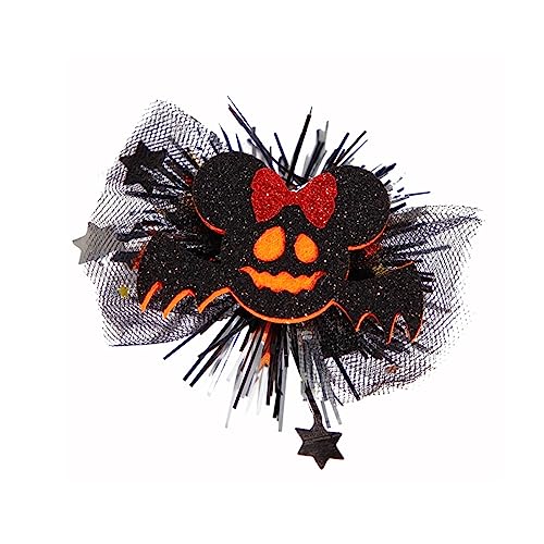 SCUDGOOD Halloween Stilvolle Haarnadel Cartoon Kürbis Spinnen Hexe Haarspange Kopfbedeckung Für Kinder Und Erwachsene Spitzenrand Haarschmuck Halloween Haardekoration von SCUDGOOD