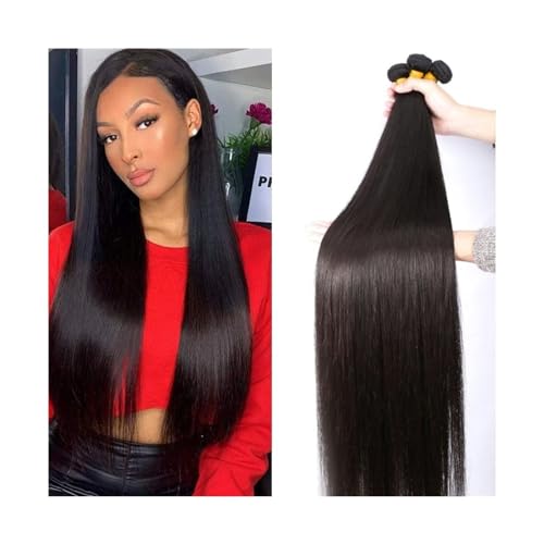 Extensions Echthaar Gerade Menschenhaar-Bündel, 20,3–101,6 cm, glatte Haarverlängerung, 1/3/4 Stück, knochengerade Bundles for schwarze Frauen, indische Remy-Haarverlängerung Haarverlängerungen(Size:2 von SDA287MZ