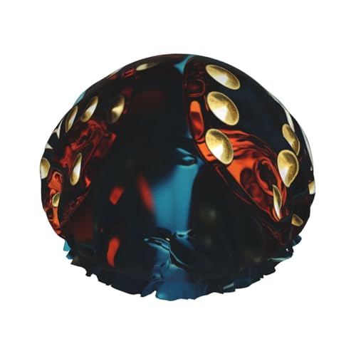 Dice Graphics Duschhaube für Damen, doppellagig, dicke Haarkappen, wiederverwendbar, wasserdicht, Badekappen mit elastischem Band, Haarmütze, waschbar, Duschhut für Männer und Frauen, Spa-Salon Dice Graphics Duschhaube für Damen, doppellagig, dicke Haarkappen, wiederverwendbar, wasserdicht, Badekappen mit elastischem Band, Haarmütze, waschbar, Duschhut für Männer und Frauen, Spa-Salon von SDTYKHJ