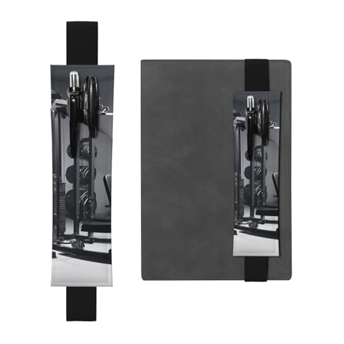 SDTYKHJ Elastisches Band, Stifthalter, Leder, Stifthalter für Notebook, Fitnessgeräte, Stifteetui, verstellbar, Tagebuch, Stifteetui, Lesezeichen, passend für 20,3 cm bis 25,4 cm große Notizbücher, SDTYKHJ Elastisches Band, Stifthalter, Leder, Stifthalter für Notebook, Fitnessgeräte, Stifteetui, verstellbar, Tagebuch, Stifteetui, Lesezeichen, passend für 20,3 cm bis 25,4 cm große Notizbücher, von SDTYKHJ