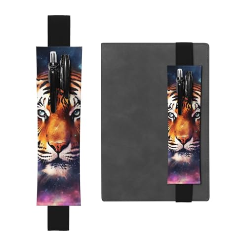 SDTYKHJ Elastisches Band, Stifthalter, Leder, Stifthalter für Notizbuch, Galaxie, Tiger, Stifteetui, verstellbar, Tagebuch, Stifteetui, Lesezeichen, passend für 20,3 cm bis 25,4 cm große Notizbücher, SDTYKHJ Elastisches Band, Stifthalter, Leder, Stifthalter für Notizbuch, Galaxie, Tiger, Stifteetui, verstellbar, Tagebuch, Stifteetui, Lesezeichen, passend für 20,3 cm bis 25,4 cm große Notizbücher, von SDTYKHJ