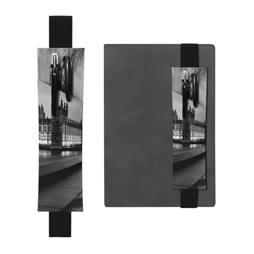 SDTYKHJ Elastisches Band, Stifthalter, Leder, Stifthalter für Notizbücher, Parlamentshäuser, Stifteetui, verstellbares Tagebuch, Stifteetui, Lesezeichen, passend für 20,3 cm bis 25,4 cm große SDTYKHJ Elastisches Band, Stifthalter, Leder, Stifthalter für Notizbücher, Parlamentshäuser, Stifteetui, verstellbares Tagebuch, Stifteetui, Lesezeichen, passend für 20,3 cm bis 25,4 cm große von SDTYKHJ