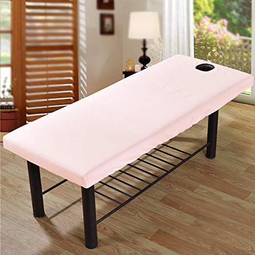 2 x Massageliege-Laken mit Gesichtsloch, elastisches Spannbetttuch für universelles Schönheitsbett, Couchbezug, atmungsaktiv, weich, für Spa, Schönheits- und Gesichtssalon 2 x Massageliege-Laken mit Gesichtsloch, elastisches Spannbetttuch für universelles Schönheitsbett, Couchbezug, atmungsaktiv, weich, für Spa, Schönheits- und Gesichtssalon von SDYDAY