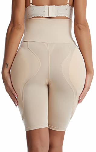 SEAUR Damen Hohe Taille Shapewear Höschen Butt Lifter Miederslip Bauchkontrolle Boxershorts Nahtlose Gepolsterte Shaper Shorts von SEAUR