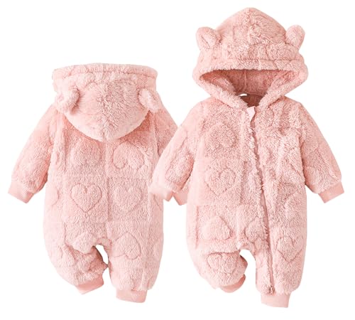 SEAUR Warmer Langarm Strampler Baby Overall Neugeborene Winter Jumpsuit Baby Fleece Bodysuit Dickies Baby Strampler mit Reissverschluss 0-3 Monate SEAUR Warmer Langarm Strampler Baby Overall Neugeborene Winter Jumpsuit Baby Fleece Bodysuit Dickies Baby Strampler mit Reissverschluss 0-3 Monate von SEAUR
