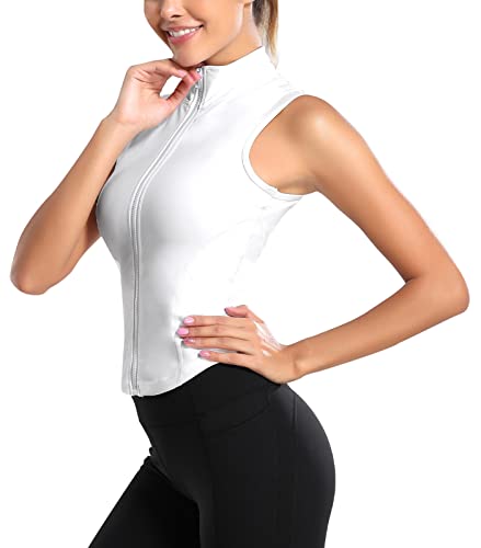 Yoga Kleidung Sportweste Damen Voll Zip Sport Slim Fit Sweatshirt Sportbekleidung Laufshirt Tanktops für Running Athletic Workout Weste Yoga Kleidung Sportweste Damen Voll Zip Sport Slim Fit Sweatshirt Sportbekleidung Laufshirt Tanktops für Running Athletic Workout Weste von SEAUR