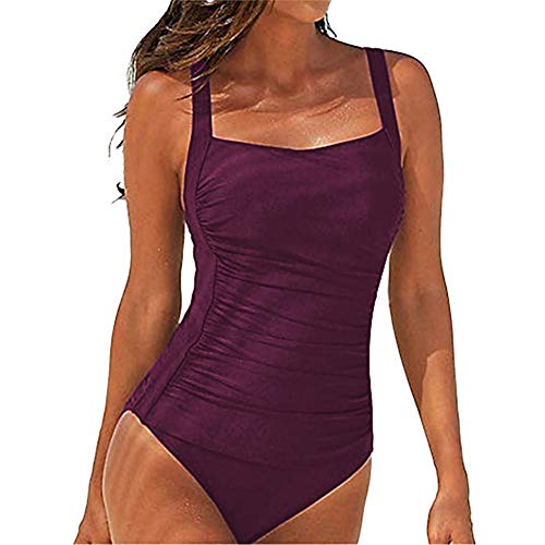 SEDEX Badeanzug Damen Sexy Einteiler Badeanzug Damen Bauchweg Monokini Sport Bademode Frauen Mollige Große Größe Schwimmanzug von SEDEX