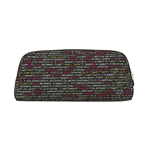 SEFZCXDN Programmierer, Programmiercode-Druck, Federmäppchen, Schreibwaren-Tasche, Mehrzweck-Reise-Kosmetiktasche, gold, Einheitsgröße, Kosmetikkoffer von SEFZCXDN