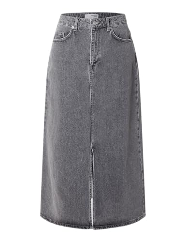 SELECTED FEMME Damen SLFKRISTA-Gerda HW L MAX Skirt NOOS Jeansrock, Light Grey Denim, 38 SELECTED FEMME Damen SLFKRISTA-Gerda HW L MAX Skirt NOOS Jeansrock, Light Grey Denim, 38 von SELECTED FEMME