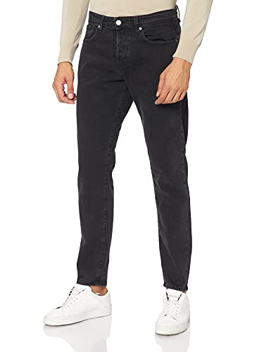 SELECTED HOMME BLUE Herren SLHSLIMTAPE-Toby 3072 U NOOS Jeans, Black Denim, 38/34 von SELECTED HOMME