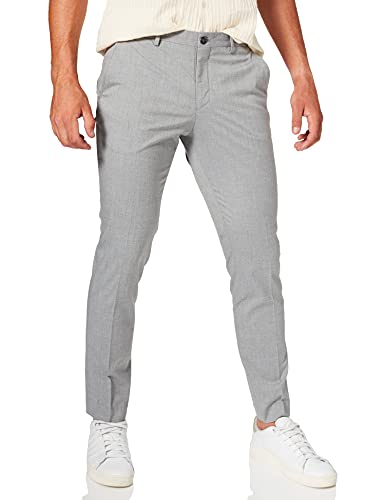 SELECTED HOMME Herren Shdnewone-mylologan1 Light Grey Trs Noos Slim Fit Anzughose, Light Grey Melange, 48 EU von SELECTED HOMME