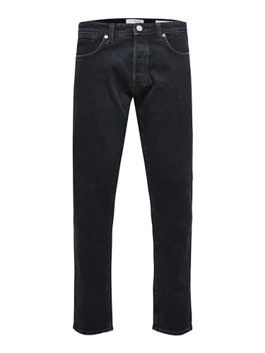 SELECTED HOMME Herren Slh172-slimtape Toby 3072 Blk JNS W Noos Jeans, Black Denim, 30W / 34L EU von SELECTED HOMME