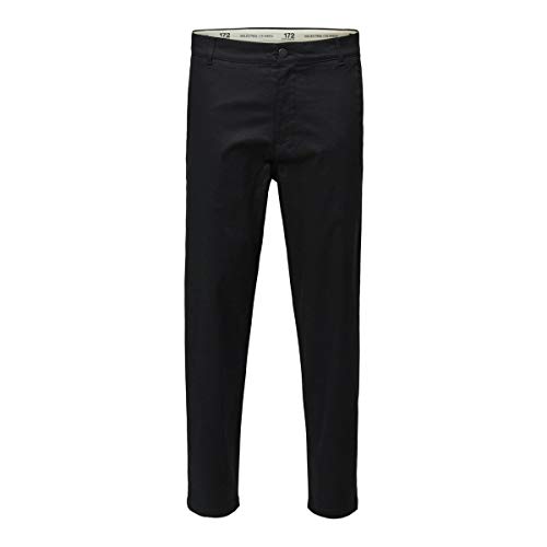 SELECTED HOMME Herren SLHSLIMTAPE-REPTON 172 Flex Pants W NOOS Hose, Black, 30 W/30 L von SELECTED HOMME