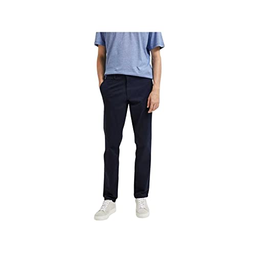 SELETED HOMME Men's SLHSLIM-New Miles 175 Flex Pants W N Chino, Dark Sapphire, 36/32 von SELECTED HOMME