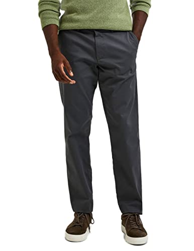 SELETED HOMME Men's SLHSLIM-New Miles 175 Flex Pants W N Chino, Dark Shadow, 31/32 von SELECTED HOMME