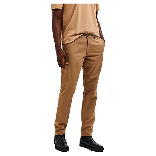 SELECTED HOMME Herren Slhslim-new Miles 175 Flex Pants W N, Ermine, 30W / 32L von SELECTED HOMME