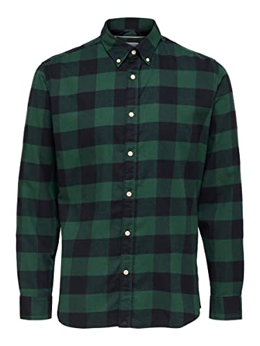 SELECTED HOMME Herren Slhslimflannel Shirt W Noos Flanellhemd, Sycamore 1, XXL EU von SELECTED HOMME