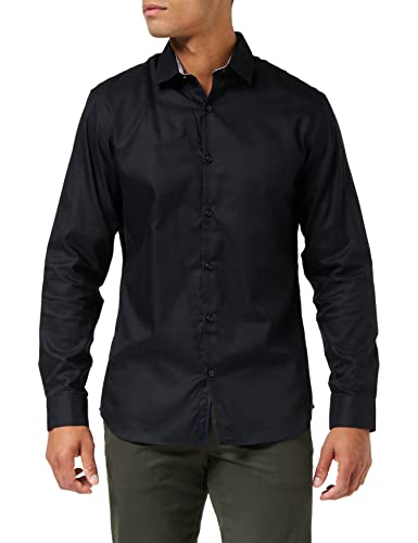 SELECTED HOMME Herren Slhslimnew-mark Shirt B Noos Klassisches Hemd, Black, XL EU von SELECTED HOMME