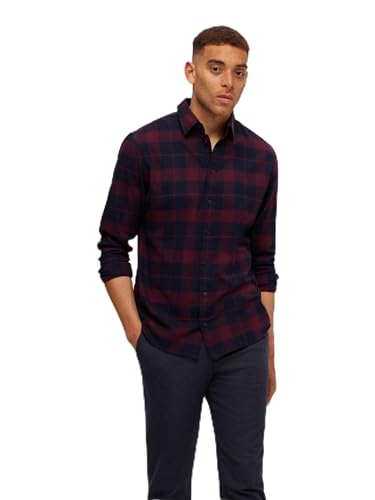 SLHSLIMOWEN-Flannel Shirt LS NOOS von SELECTED HOMME