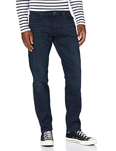 SELECTED HOMME Herren Slh196-straight Scott 6155 Bb JNS W Noos Jeans, Blue Black Denim, 34W / 30L EU von SELECTED HOMME