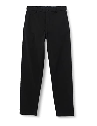 SELECTED HOMME Men's SLHSLIMTAPERED-York Pants W NOOS Chino, Black/Detail:Structured, 31/34 von SELECTED HOMME