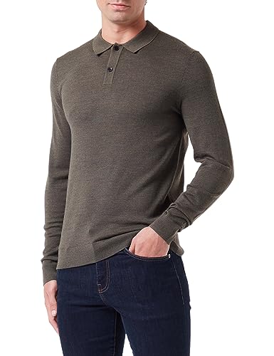 SELETED HOMME Herren SLHTOWN Merino Coolmax Knit Polo NOOS Pullover, Forest Night/Detail:Melange, XX-Large SELETED HOMME Herren SLHTOWN Merino Coolmax Knit Polo NOOS Pullover, Forest Night/Detail:Melange, XX-Large von SELECTED HOMME