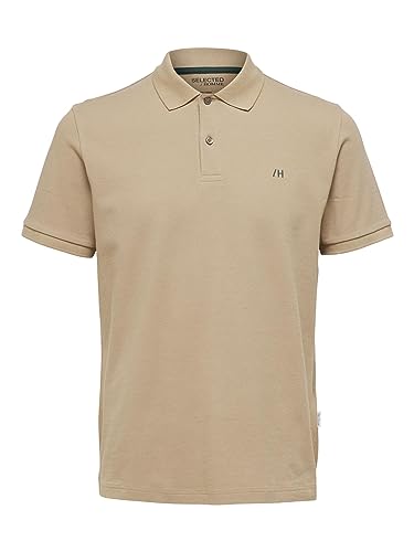 SELETED HOMME Men's SLHDANTE SS Polo W NOOS T-Shirt, Kelp, S von SELECTED HOMME