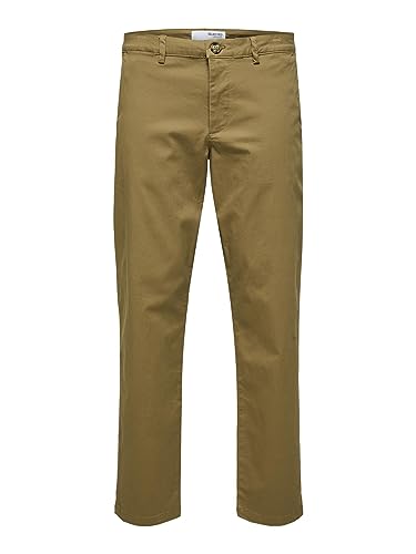 SELETED HOMME Men's SLHSTRAIGHT-New Miles 196 Flex Pants W N Chino, Ermine, 33/32 SELETED HOMME Men's SLHSTRAIGHT-New Miles 196 Flex Pants W N Chino, Ermine, 33/32 von SELETED HOMME