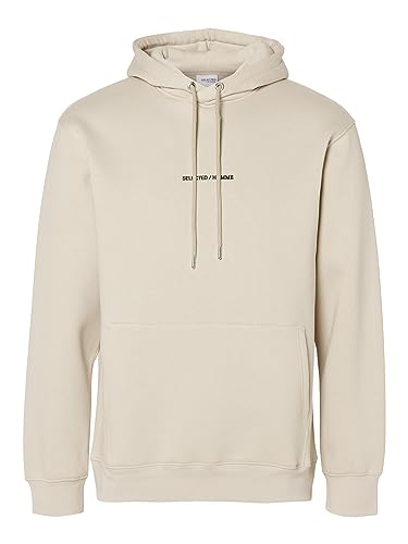 SELETED HOMME SLHHANKIE Logo Hood Sweat NOOS von SELECTED HOMME