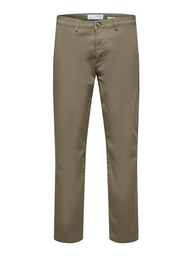 SELECTED HOMME Herren Slhslim-new Miles 175 Flex Pants W N, Ermine, 29W / 32L von SELECTED HOMME