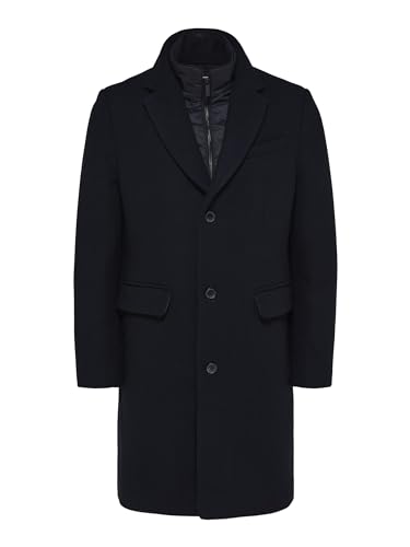 SELETED HOMME Herren SLHJOSEPH Wool Coat NOOS Langmantel, Schwarz, M von SELETED HOMME