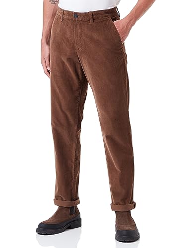 SELETED HOMME Herren SLHSTRAIGHT-Miles 196 Cord Pants W NOOS Hose, Dark Earth, 34W x 34L von SELECTED HOMME