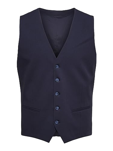 SELETED HOMME Men's SLHSLIM-Liam WCT Flex B NOOS Weste, Navy Blazer, 44 von SELETED HOMME