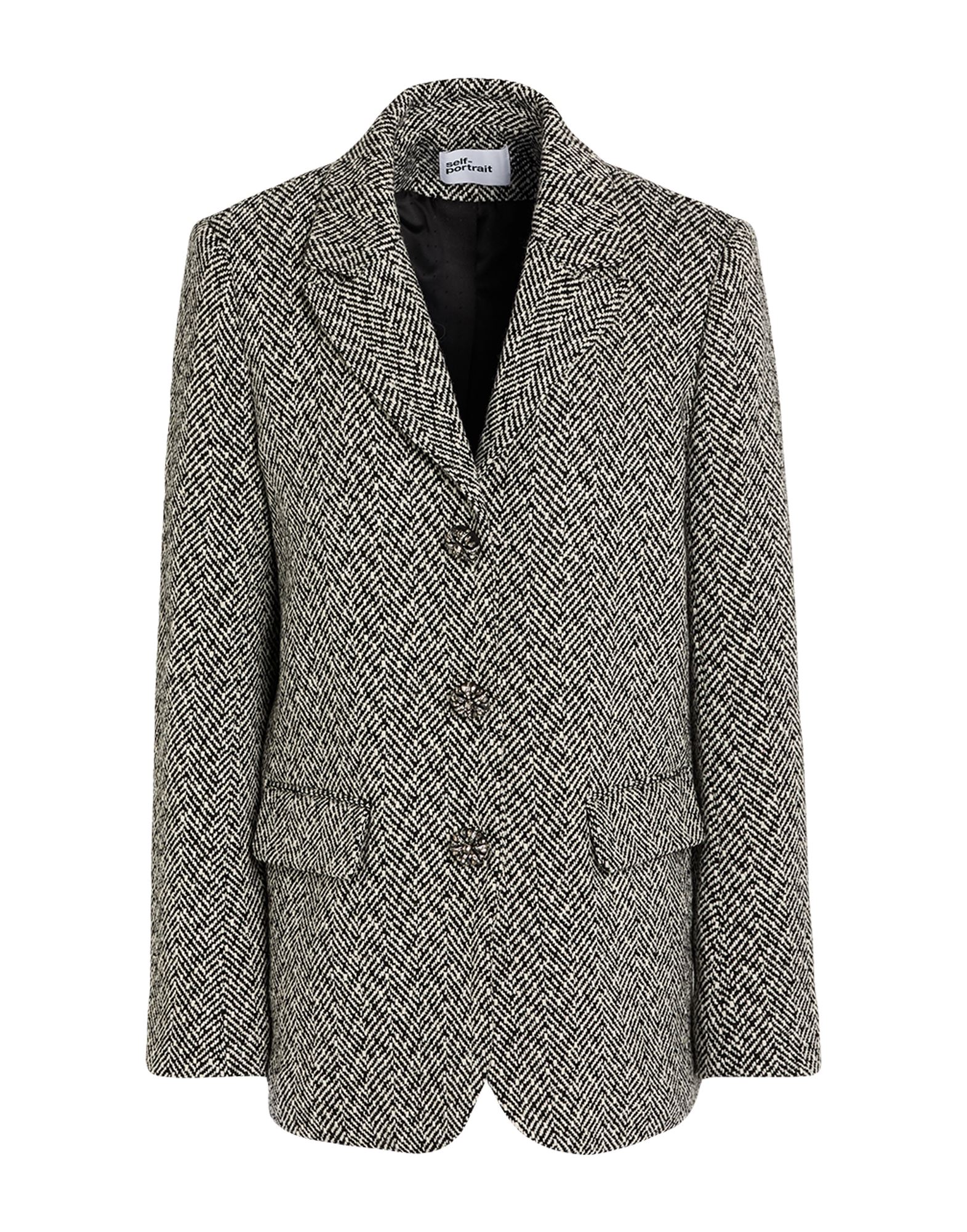 SELF-PORTRAIT Blazer Damen Schwarz SELF-PORTRAIT Blazer Damen Schwarz von SELF-PORTRAIT