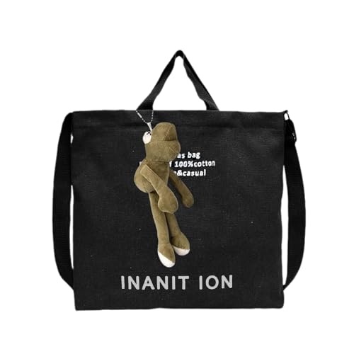 Großkapazität Top Grifftasche Für Frauen Modische Satchel Leinwand Schulterpack Casual Crossbody Tasche Für Tägliche Nutzung School Einkaufstasche Großkapazität Top Grifftasche Für Frauen Modische Satchel Leinwand Schulterpack Casual Crossbody Tasche Für Tägliche Nutzung School Einkaufstasche von SELVFZ