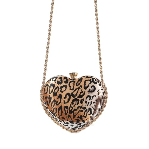Luxuriöse Leoparden Abendbeutel Hochzeitsfeier Umhängetasche Einzigartiger Crossbody Geldbörsenkettentasche Für Frauen Und Mädchen Abendtasche Luxuriöse Leoparden Abendbeutel Hochzeitsfeier Umhängetasche Einzigartiger Crossbody Geldbörsenkettentasche Für Frauen Und Mädchen Abendtasche von SELVFZ
