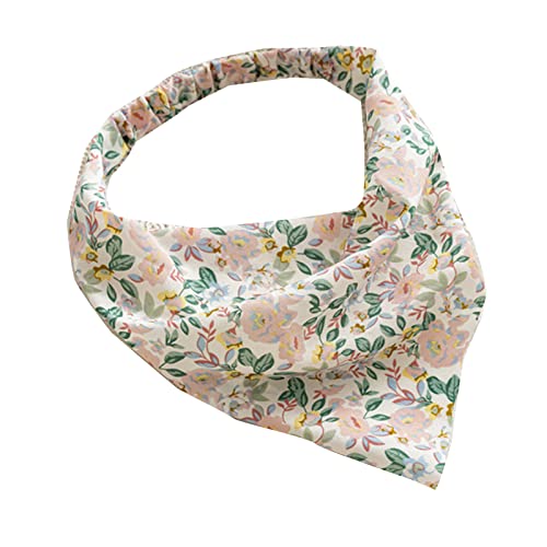 Floral Hair Bandanas Kopftuch Frauen Haarschal Niedliches Blumenmuster Stirnband Vintage Kopfbedeckung Kopftuch für Mädchen Floral Hair Bandanas Kopftuch Kopftuch Kopftuch Stirnbänder für Frauen von SELiLe