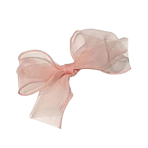 Haarseile für langes Haar, Schleife, einfarbig, Pferdeschwanz-Schal, Haarseile, tägliches Tragen, Haar-Accessoires für Mädchen, Haarhalter, Pferdeschwanz-Schal, Rosa, Beige, Weiß, langer von SELiLe