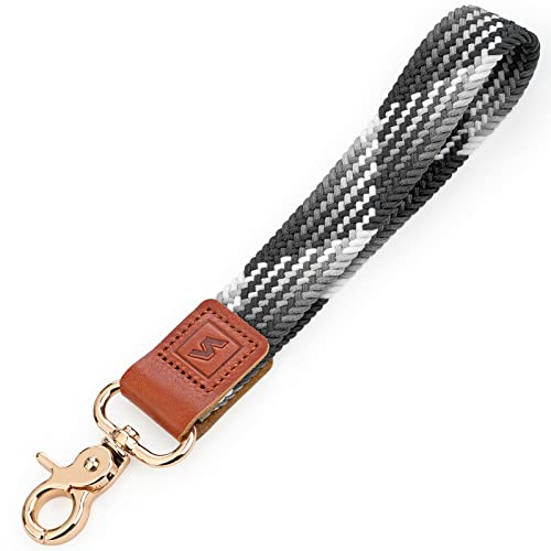 SENLLY Schlüsselband Handschlaufe Schlüsselanhänger kurz Lanyard, Hergestellt aus Hochwertigem Superweichem Nylon Gewebe von SENLLY