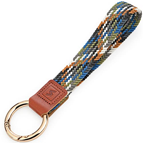 SENLLY Schlüsselband Handschlaufe Schlüsselanhänger kurz Lanyard, Hergestellt aus Hochwertigem Superweichem Nylon Gewebe von SENLLY